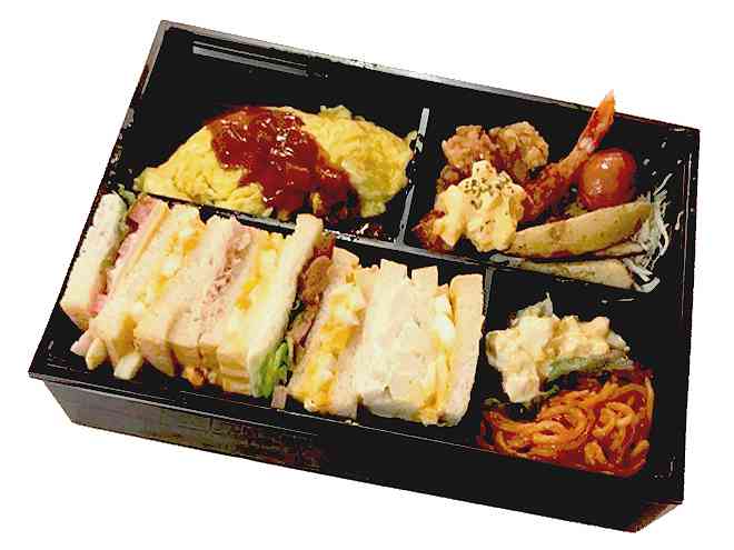 Mix4種サンドイッチ オムレツ洋食弁当 サンドイッチ洋食デリバリーacca 弁当手配 Com 宅配配達大量注文ok