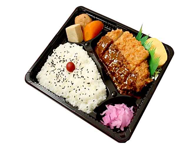 お手軽ソースとんかつ弁当