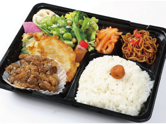 B．サムキョプサル弁当